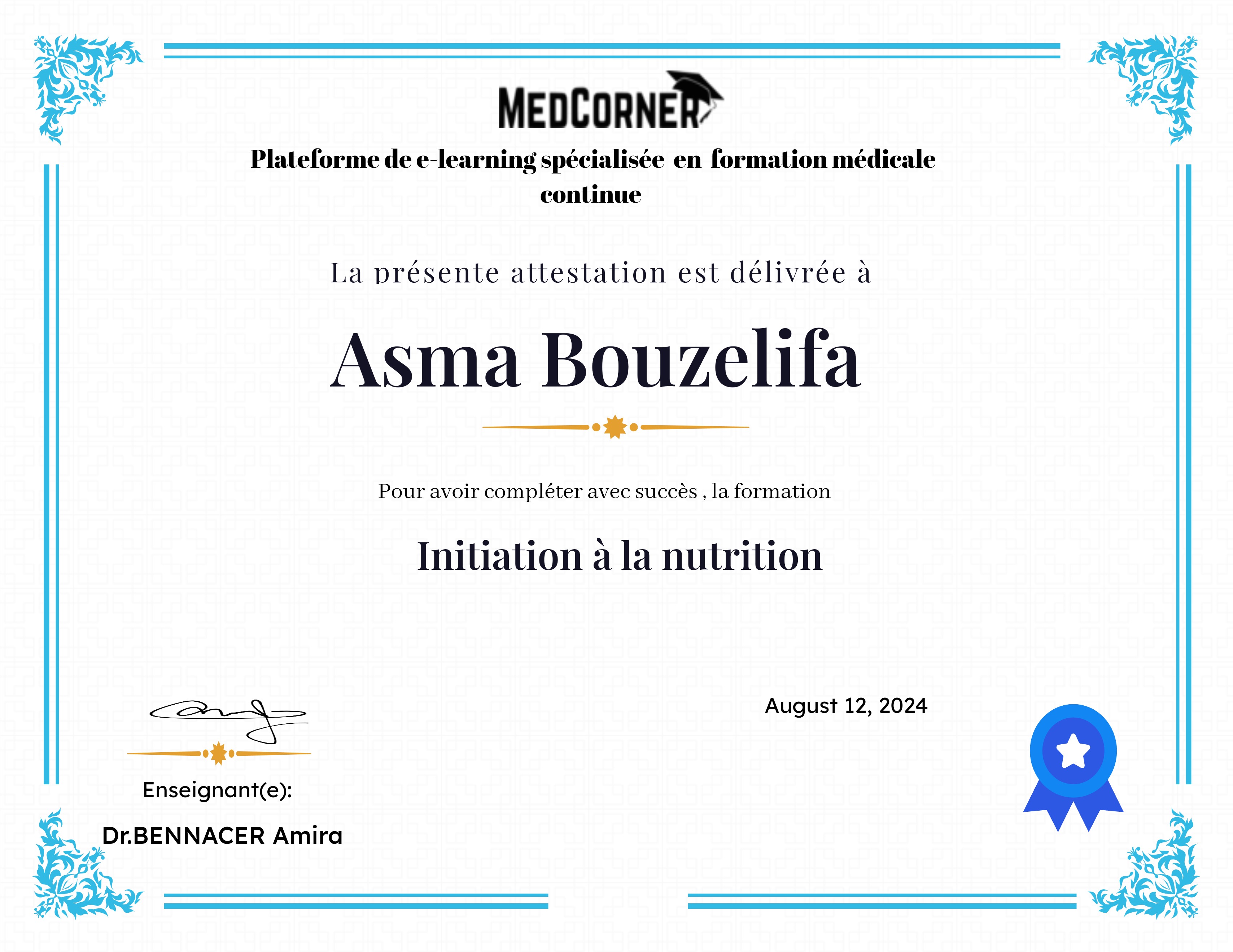 Initiation à la nutrition